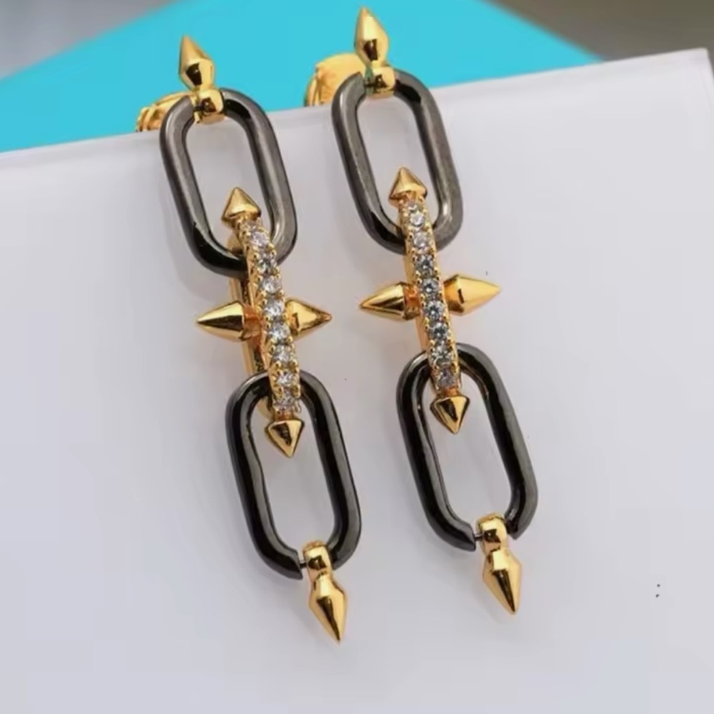 Titan Dangle Earrings - Picture 11 of 11
